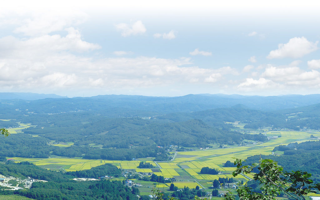 飯舘村の風景